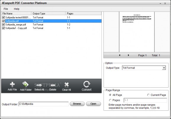 4Easysoft PDF Converter Platinum screenshot