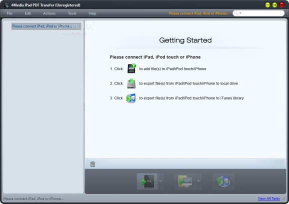 4Media iPad PDF Transfer screenshot