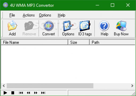 4U WMA MP3 Converter screenshot