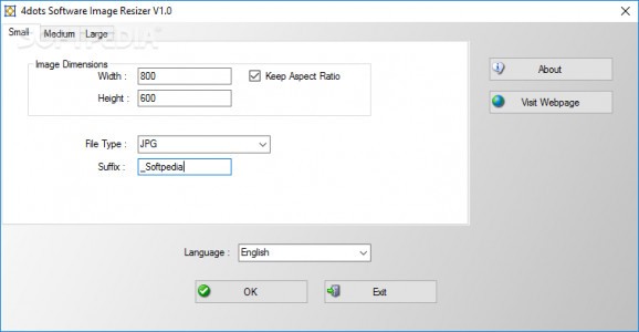 4dots Software Image Resizer screenshot