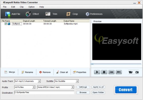 4Easysoft Nokia Video Converter screenshot