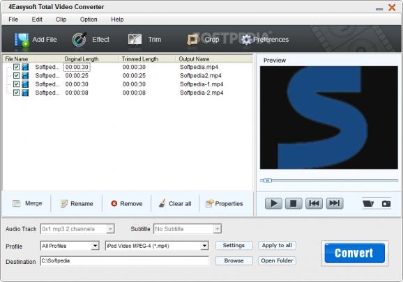 4Easysoft Total Video Converter screenshot