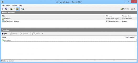 4t Tray Minimizer screenshot