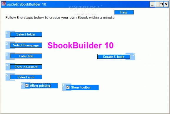 SbookBuilder 10 screenshot