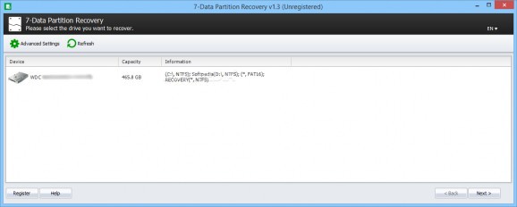 7-Data Partition Recovery screenshot