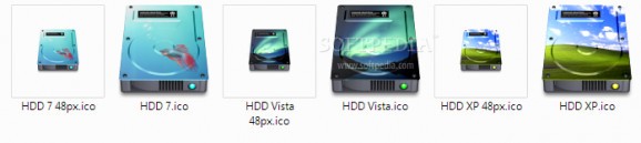 7 XP and Vista Hard Drives screenshot