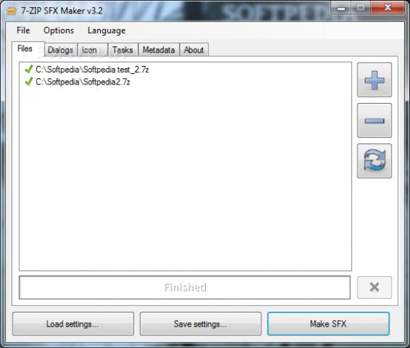 7-ZIP SFX Maker screenshot