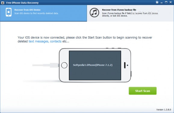 7thShare Free iPhone Data Recovery screenshot