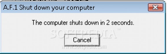 A.F.1 Shut down your computer screenshot