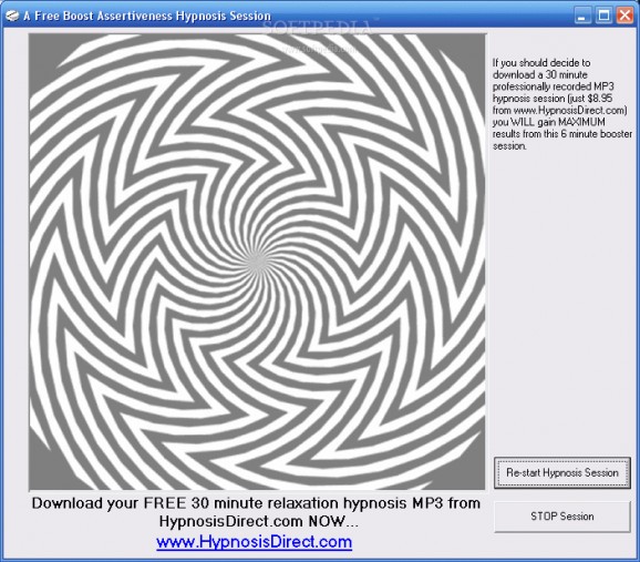 A Free Boost Your Assertiveness Hypnosis Session screenshot