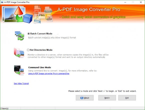 A-PDF Image Converter Pro screenshot