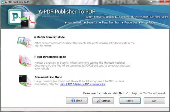 A-PDF Publisher to PDF screenshot