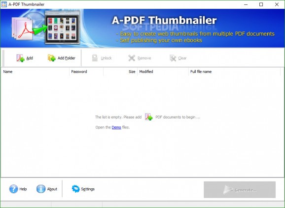 A-PDF Thumbnailer screenshot