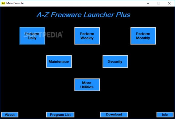 A-Z Freeware Launcher Plus screenshot