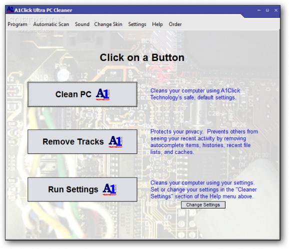A1Click Ultra PC Cleaner screenshot