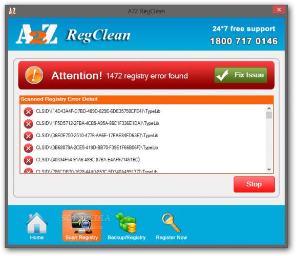 A2Z RegClean screenshot