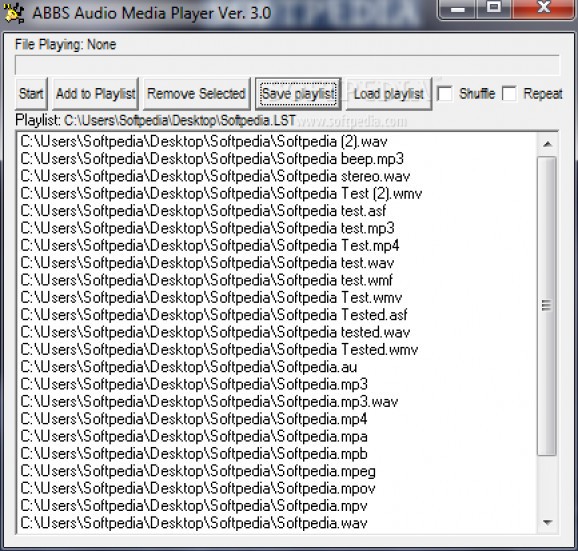ABBS Audio Media Player screenshot