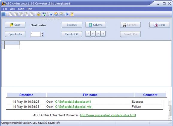 ABC Amber Lotus 1-2-3 Converter screenshot