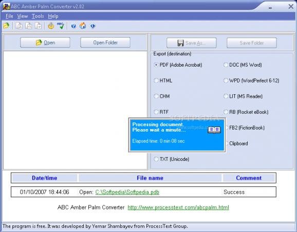ABC Amber Palm Converter screenshot