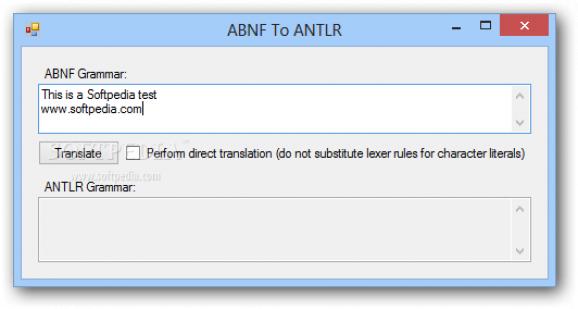 ABNF To ANTLR screenshot