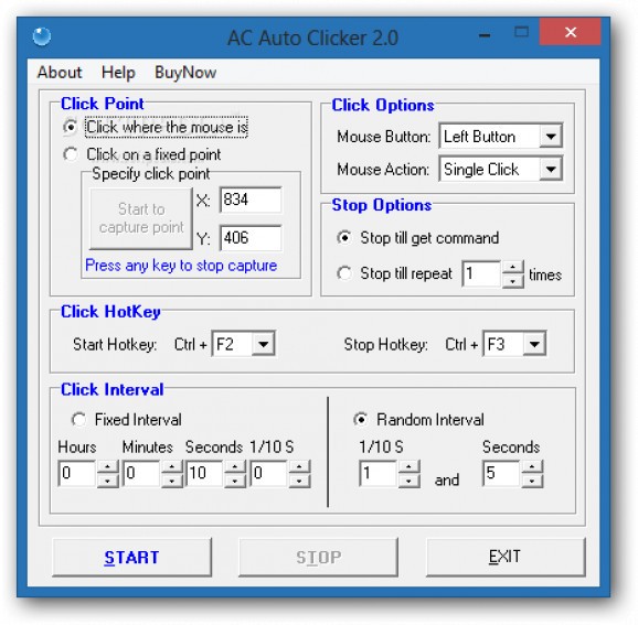 AC Auto Clicker screenshot