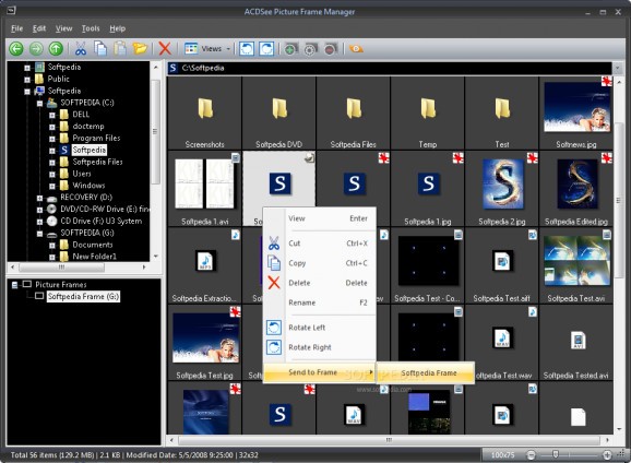 ACDSee Picture Frame Manager screenshot