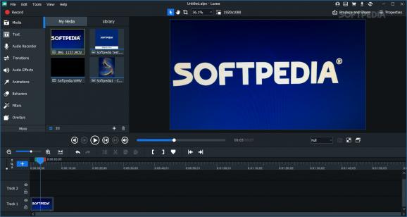 ACDSee Luxea Video Editor screenshot