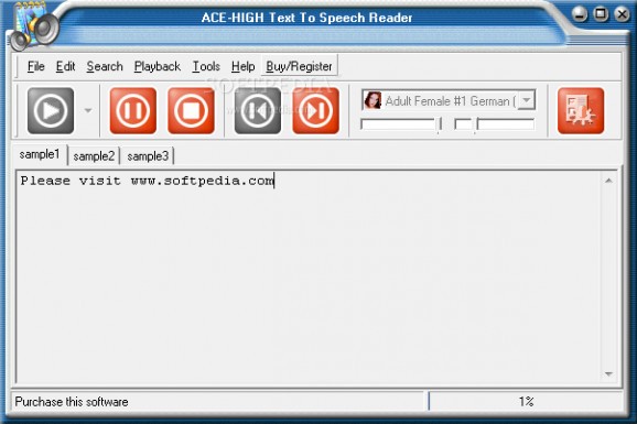 ACE-HIGH Text To Speech Reader screenshot