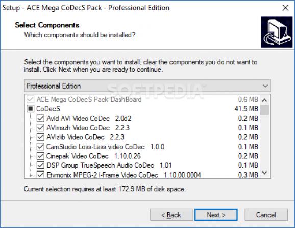 ACE Mega CoDecS Pack screenshot