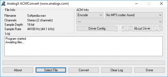 ACM Convert screenshot