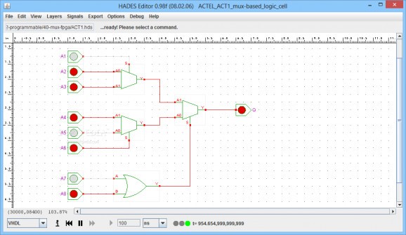ACTEL ACT1 mux-based logic cell screenshot