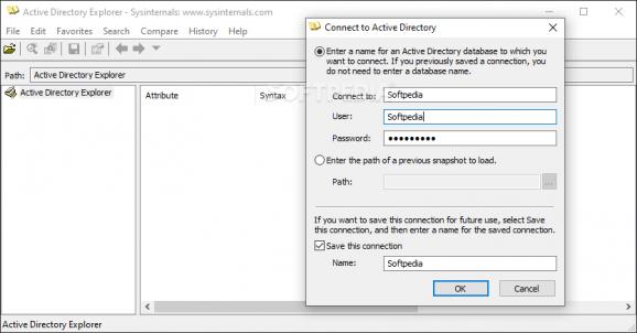 Active Directory Explorer (ADExplorer) screenshot