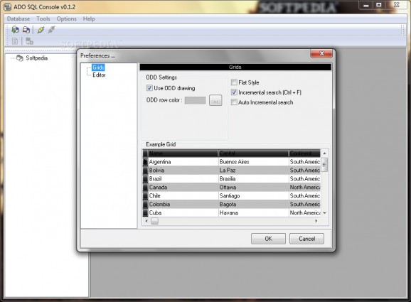 ADO SQL Console screenshot