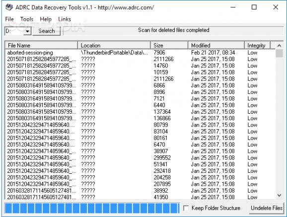 ADRC Data Recovery Tools screenshot