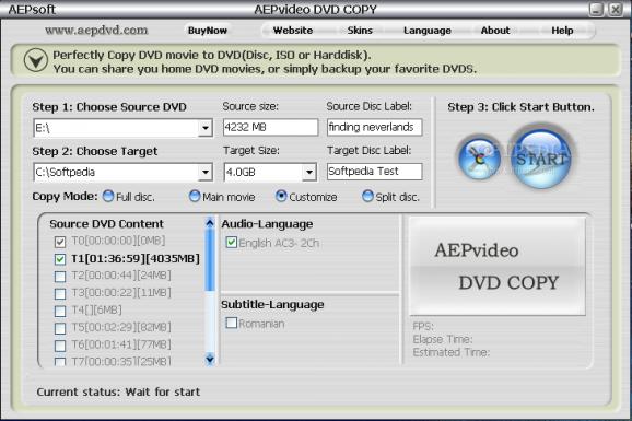 AEPvideo DVD COPY screenshot