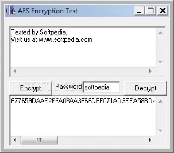 AES Encryption Test screenshot