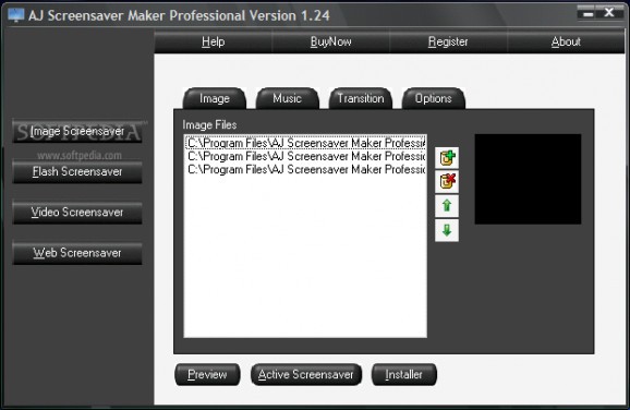 AJ Screensaver Maker Pro screenshot