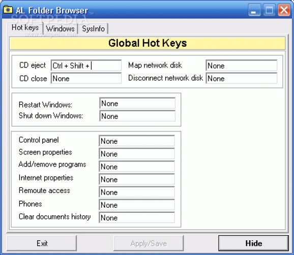 AL Folder Browser screenshot
