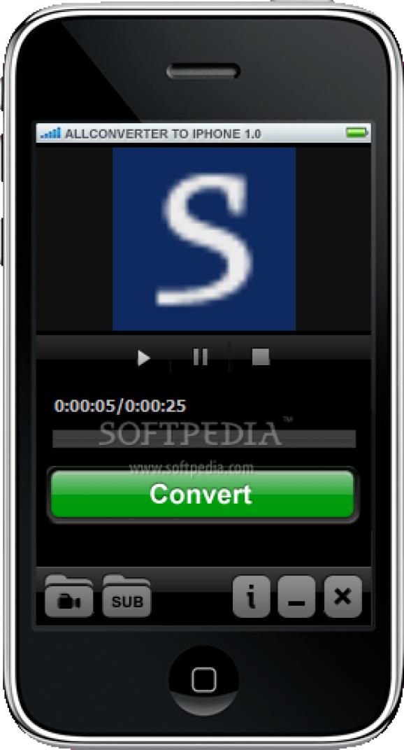 ALLConverter to iPhone Portable screenshot