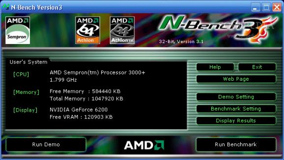 AMD N-Bench screenshot