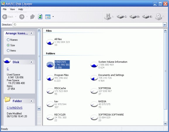 AMUST Disk Cleaner screenshot