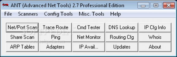 ANT (Advanced Net Tools) Professional Edition screenshot