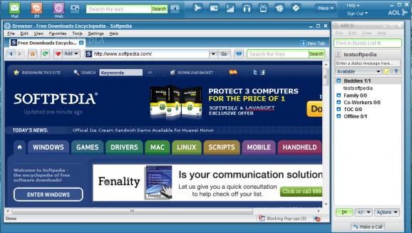 AOL Desktop (formerly AOL Desktop Search) screenshot