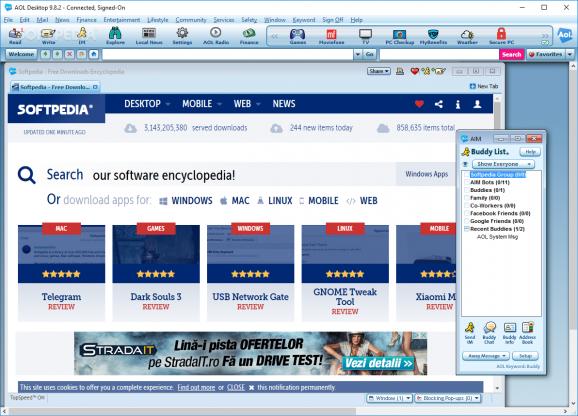 AOL Desktop screenshot