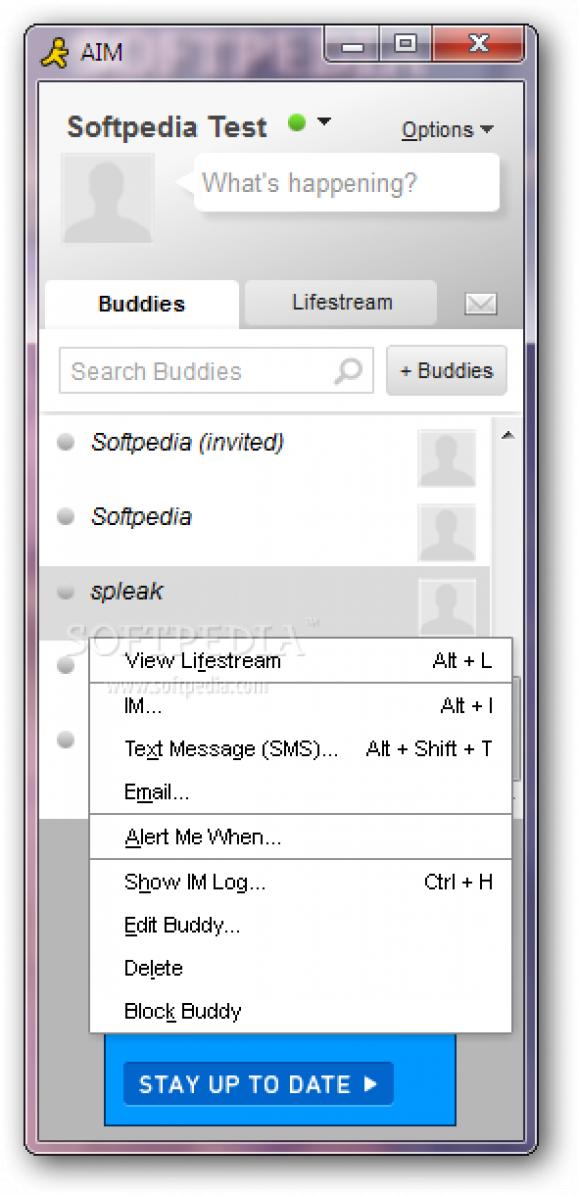 AOL Instant Messenger (AIM) screenshot