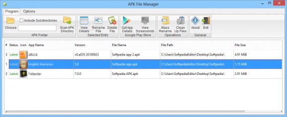APK File Manager screenshot