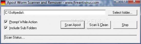 APost Worm Scanner and Remover screenshot