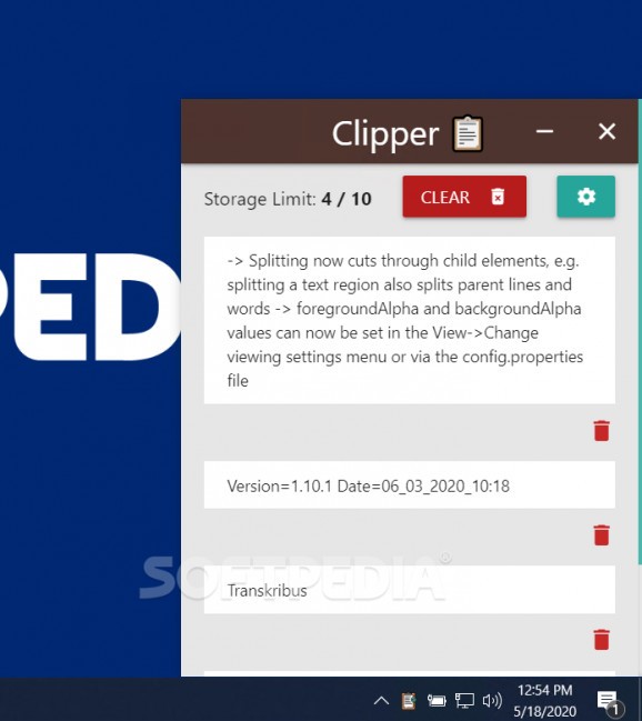 Clipper screenshot