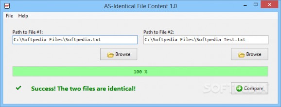 AS-Identical File Content screenshot