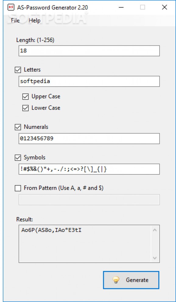 AS-Password Generator screenshot